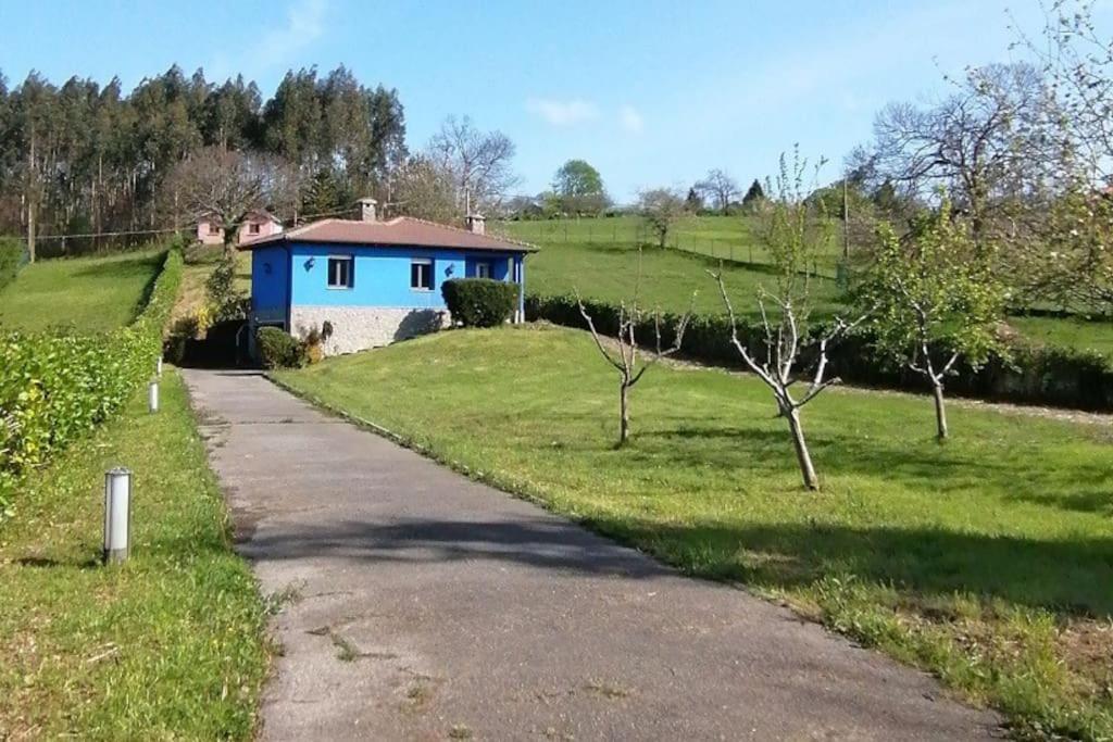 Villa La Casa Azul De Lua Un Lugar Magico Juncedo Exterior foto