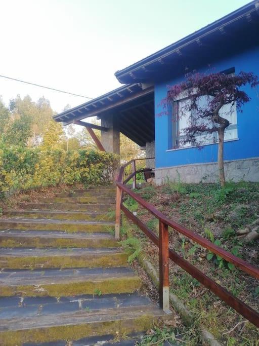 Villa La Casa Azul De Lua Un Lugar Magico Juncedo Exterior foto