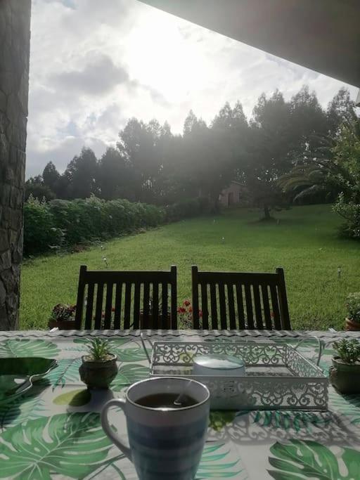 Villa La Casa Azul De Lua Un Lugar Magico Juncedo Exterior foto