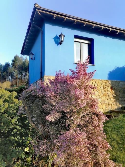 Villa La Casa Azul De Lua Un Lugar Magico Juncedo Exterior foto